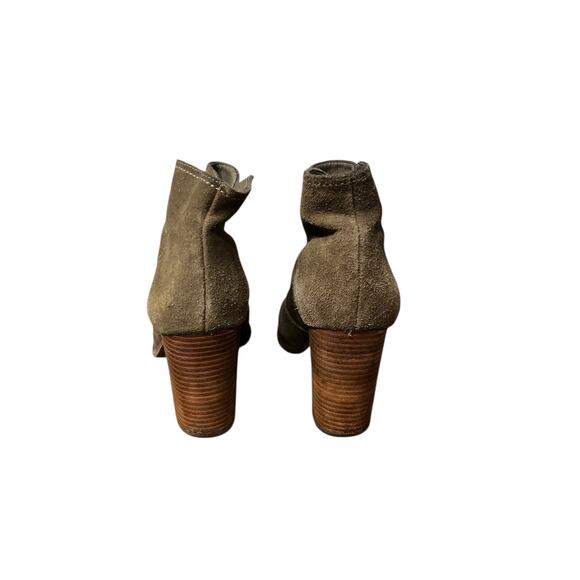 Jessica Simpson Green Suede Booties SIZE 6.5 - Picture 3 of 6